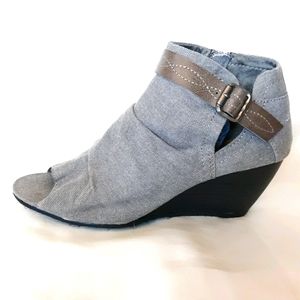 Blowfish Malibu Peeptoe Ankle Buckle Booties